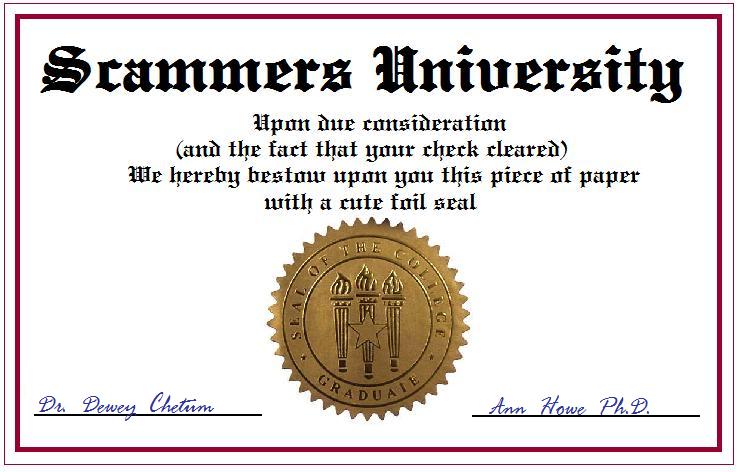 Getting Away With A Fake College Diploma 75